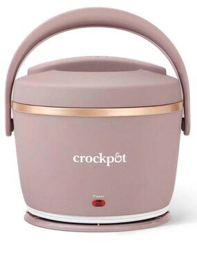🌸 NEW SEALED Crock-Pot 20oz Electric Lunch Crock Food Warmer Sphinx Pink 🌸